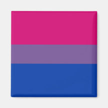 Bisexuell prideflaggamagnet magneter för kylskåp