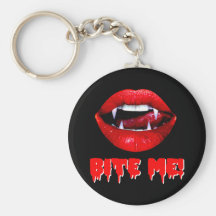 Bita mig vampyren Halloween Nyckel Ring
