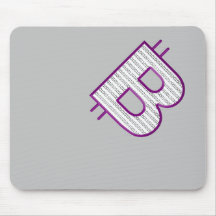 bitcoin lila mousepad