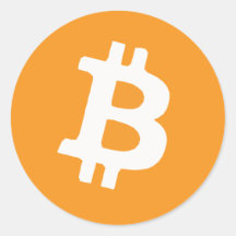 Bitcoin Runda Klistermärken