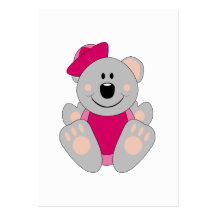 Björn för Koala för Cutelyn flickasjöman Visit Kort