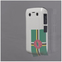 BjörnbärFodral-Dominica flagga Blackberry Bold Fodraler