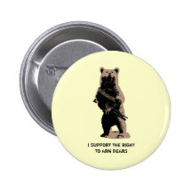 Björnen beväpnar Grizzlybjörnen Pins