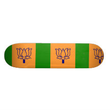 Bjp Indien flagga Anpassningsbara Skateboard