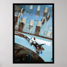 blå drippinzix posters