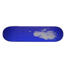 Blå himmelmolnSkateboard