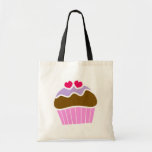 Blåbäret för 2 hjärtor Iced muffin Tygkassar