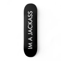 Black_Background IM en JACKASS Anpassningsbara Skateboard
