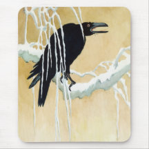 Blackbird i snö, Ikeda Koson Mus Matta