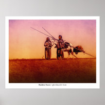 Blackfoot Travois Affisch