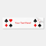 Blackjack-/pokerkortkostymer: Vektorkonst: Bildekaler