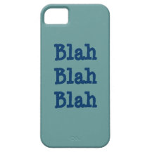 Blah - blah fodral för blåttiPhone 5 iPhone 5 Case-Mate Fodraler