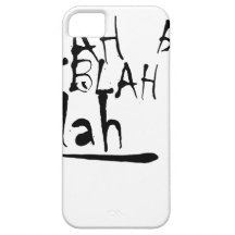 BLAH - BLAH iPhone 5 Case-Mate SKYDD