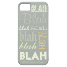 Blah - blah iPhone 5 fodraler