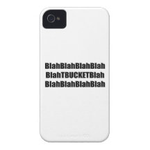 Blah Blah Tbucket Blah Blah Tbucket gåvor vid Gear iPhone 4 Case-Mate Fodraler