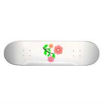Blandade blommor skate board decks