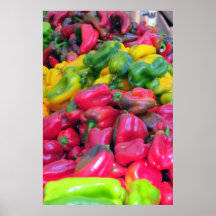 Blandat tryck för spansk peppar II Affischer