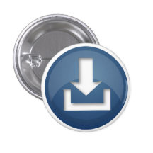 Blått knäppas knäppas pins