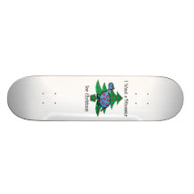 Blått önskar jag en dinosaur för jul skate board