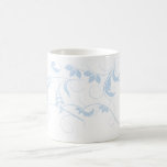 Blåttblommigtkaffe koppar