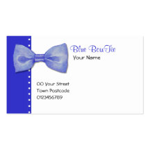 BlåttBowTie visitkort
