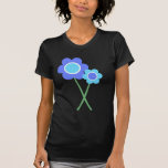 Blåttdaisyblommor Tshirts