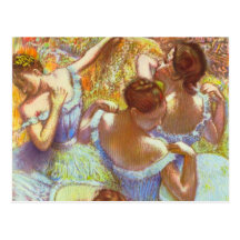 Blåttdansare av Edgar Degas Vykort