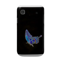 Blåttfjärilsdesign för fall för Samsung galax S Samsung Galaxy Case