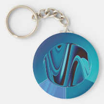 blåttfotboll Keychain Nyckel Ringar