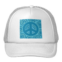 Blåttfredsteckendesign Trucker Kepsar