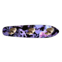 BLÅTTGLITTER ANPASSAD SKATE BOARD
