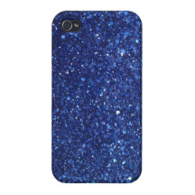 Blåttglitteriphone case