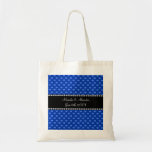 Blåtthjärtor som gifta sig favörer tote bags
