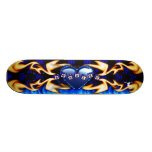 Blåttkvarterhjärta avfyrar design skate decks