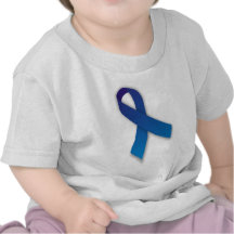 Blåttmedvetenhet och minneband tee shirts