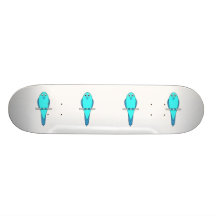 Blåttparakiterfågel Skate Board Deck
