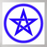 BlåttPentaclePentagram Posters