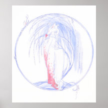Blåttpil Print