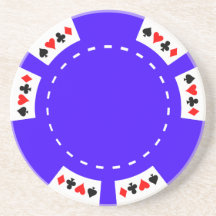 Blåttpoker och dobbelchip underlägg