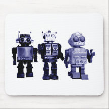 blåttrobotmousepad musmatta