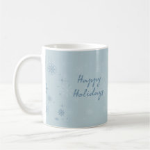 BlåttSnowflake Kaffe Kopp