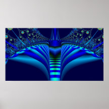 BlåttSpaceship Print