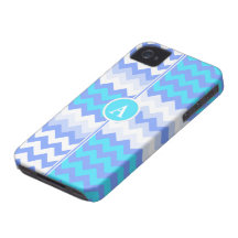 blåttsparremonogram Case-Mate iPhone 4 fodraler