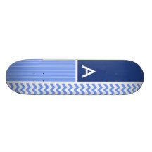 Blåttsparremönster Skateboards