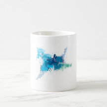 BlåttSplatter Kaffe Muggar
