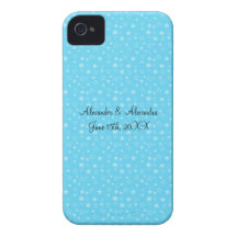 Blåttstjärnor som gifta sig favörer iPhone 4 Case-Mate skal