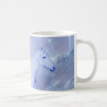 BlåttUnicorn med vingarfantasi Kaffe Koppar