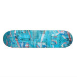 blåttutslagsplatshus skate board deck