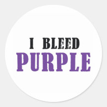 BleedPurple Klistermärke