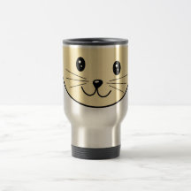 Blek bärnstensfärgad färgCat. Muggar